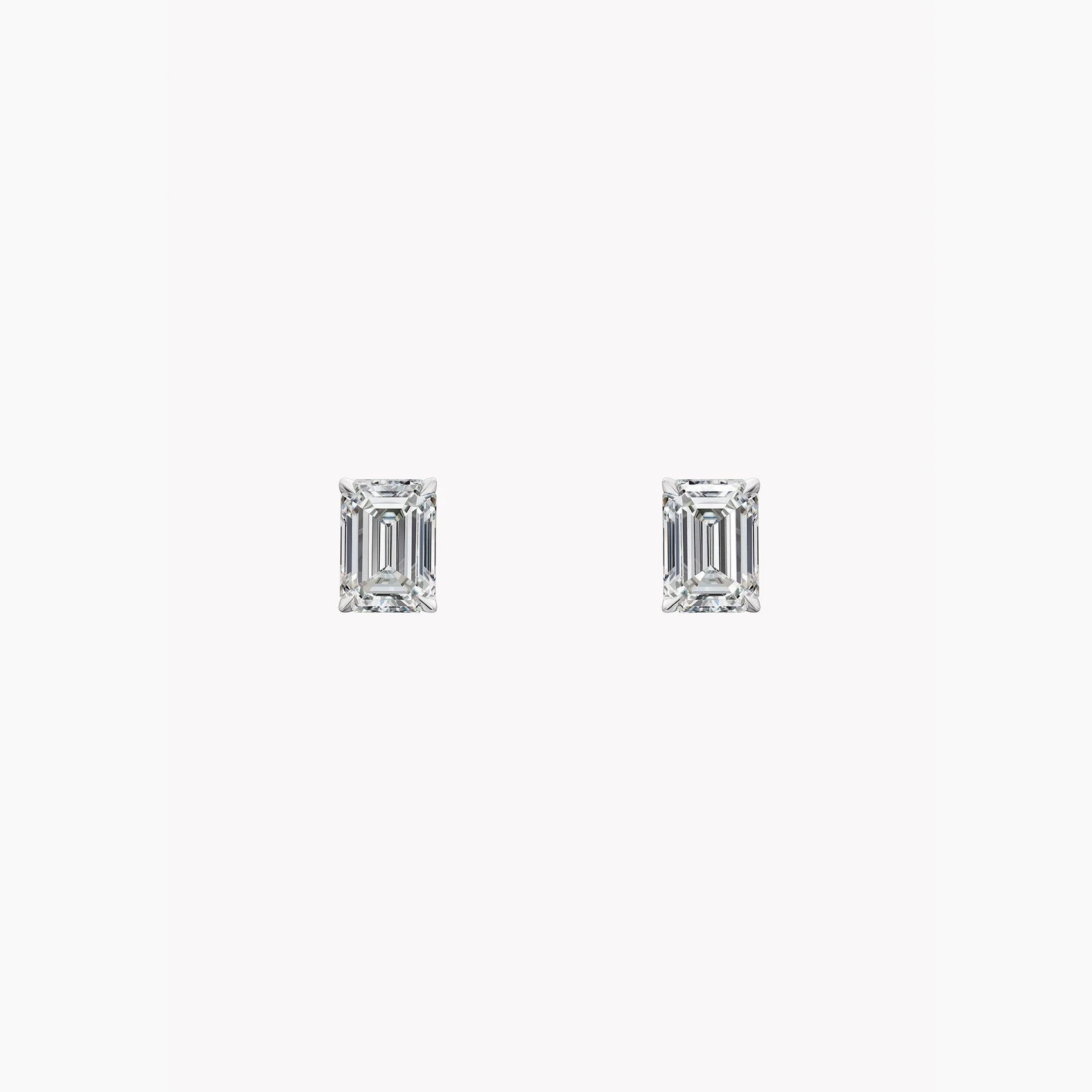Baguette Diamond Studs
