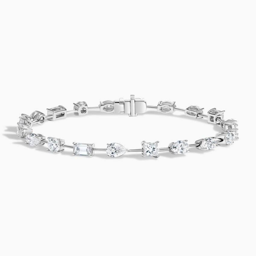 Large Mixed Shape Tennis Bracelet