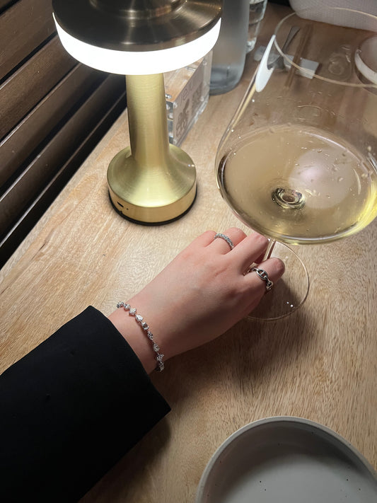 Large Mixed Shape Tennis Bracelet